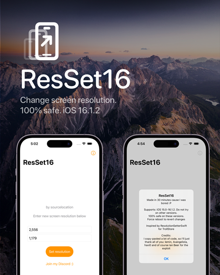 ResSet16 App