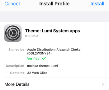 install theme