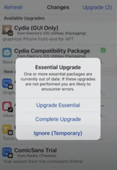 Delete a cydia tweak on iPhone 12