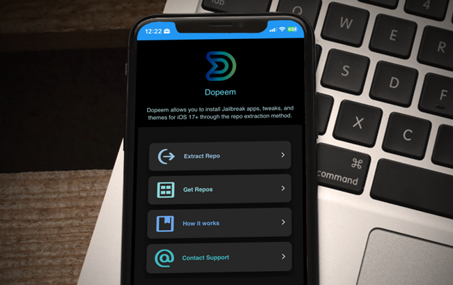 Dopeem Repo extractor for iOS 17.1 Jailbreak