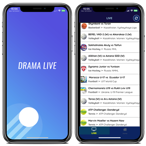 Drama Live application