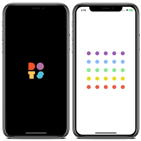 Dots game app