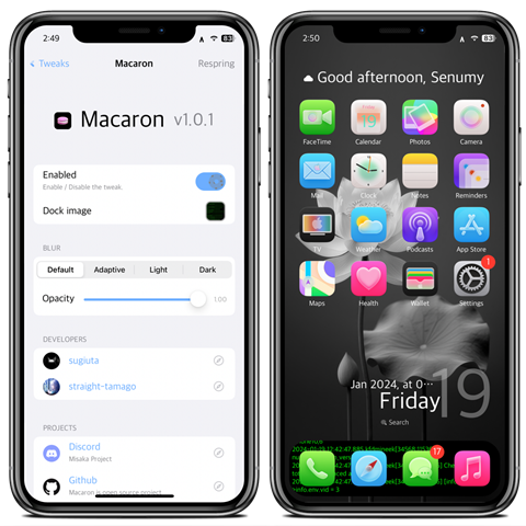 Macaron tweak