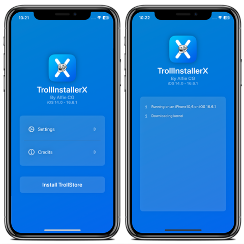 TrollInstallerX App