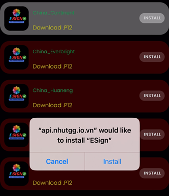 install esing app