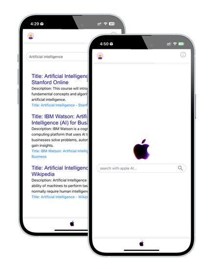 Apple AI Search App