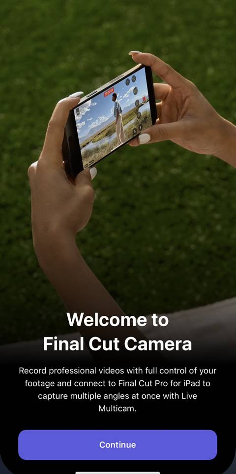 Final Cut Camera App