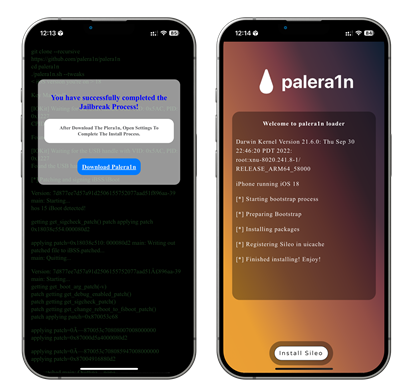 palera1n app install