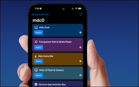 mdc0 IPA Tweak for iOS 18 – 18.3.2.