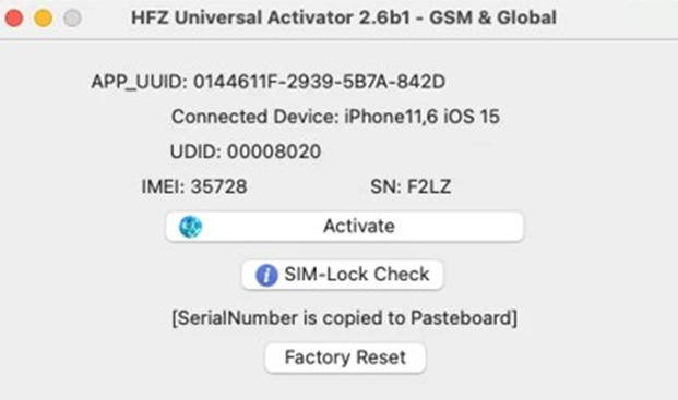 HFZ Universal Activator tool