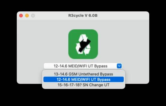 R3cycle iCloud Bypass Tool