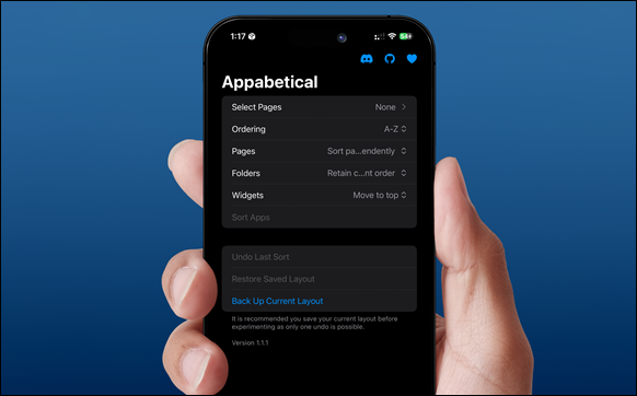 Appabetical IPA – Organize Your iPhone Home Screen Easily