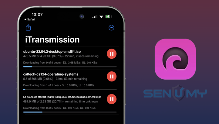 iTransmission – Best BitTorrent Client for iOS.
