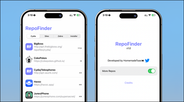 Repo Finder IPA App