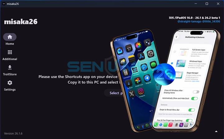 Misaka26 MobileGestalt Tweaking Tool 