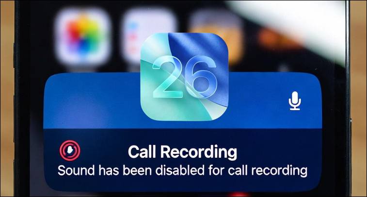Hide Call Recording Notification on iOS 26